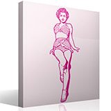 Wall Stickers: Marilyn Monroe in bikini 2