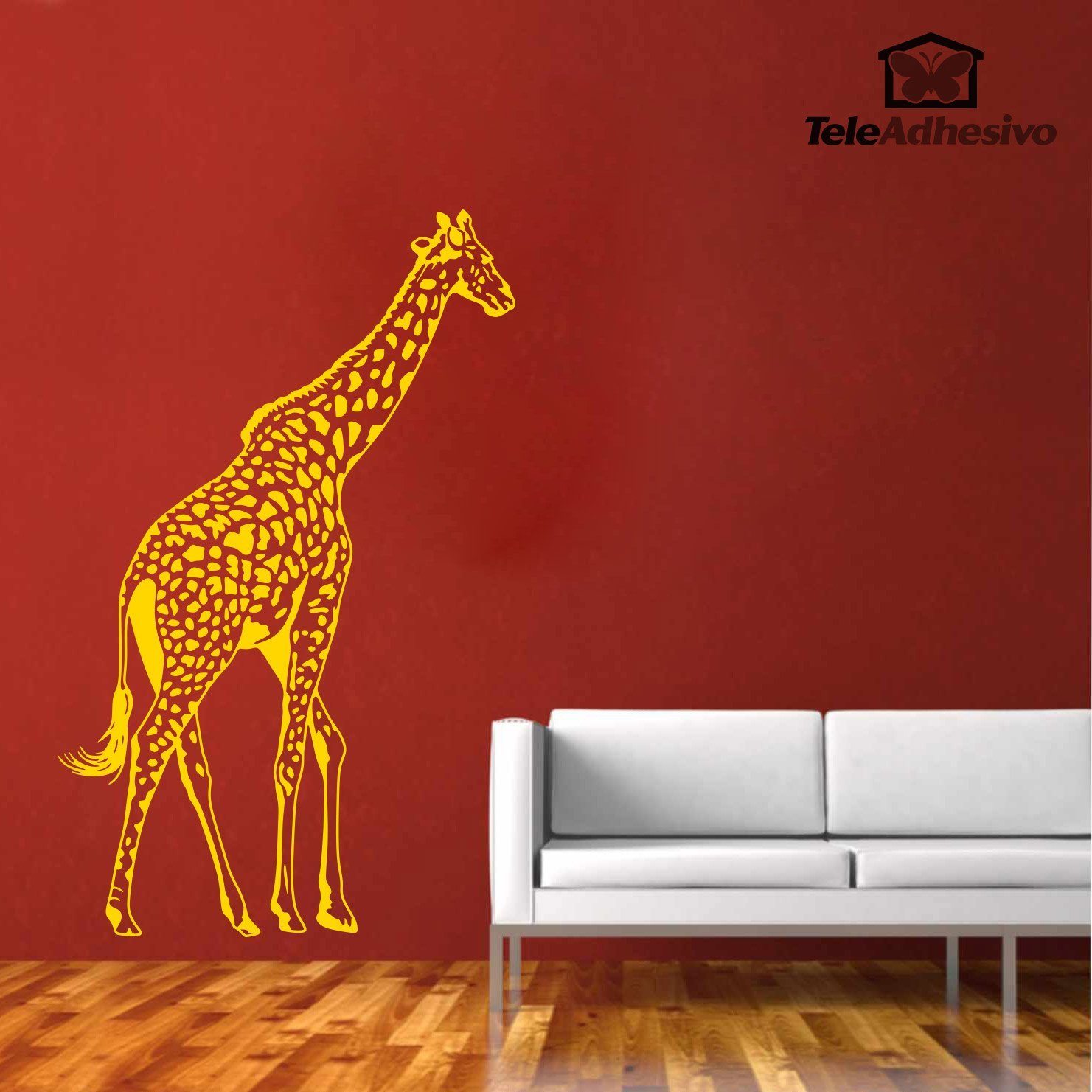 Wall Stickers: Full length giraffe