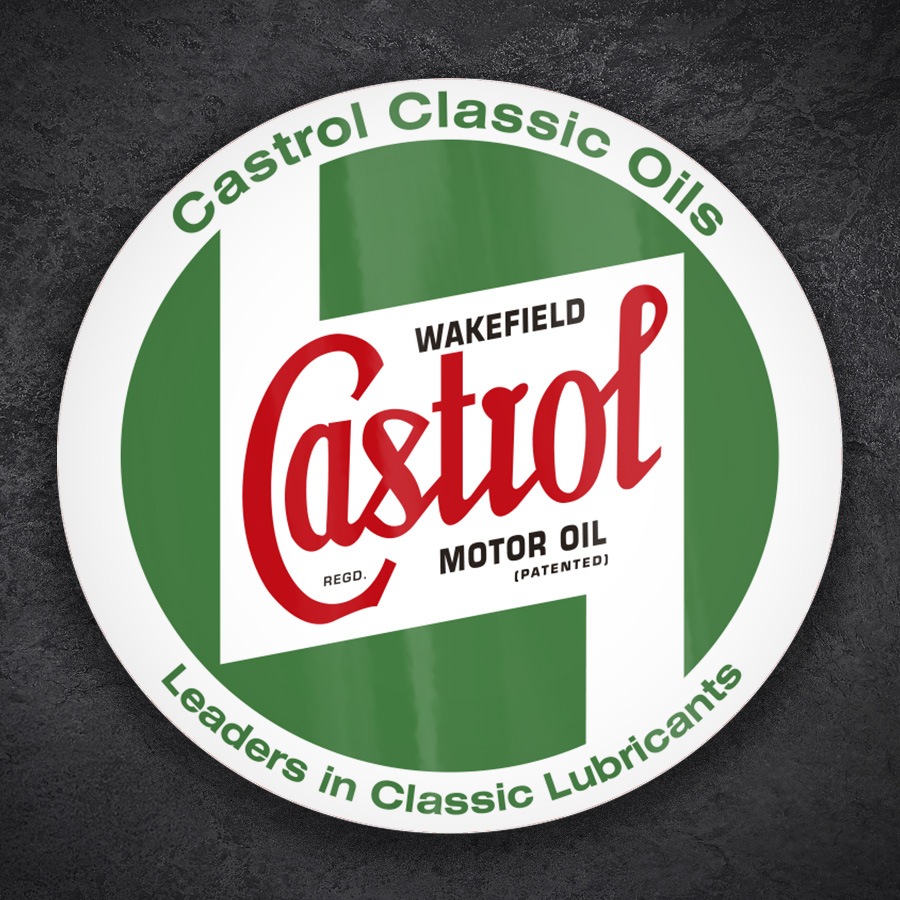 Car & Motorbike Stickers: Classic Castrol Logo
