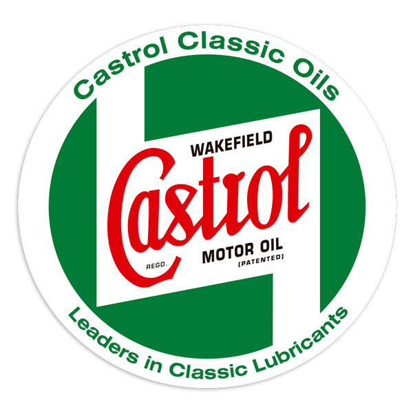 Car & Motorbike Stickers: Classic Castrol Logo