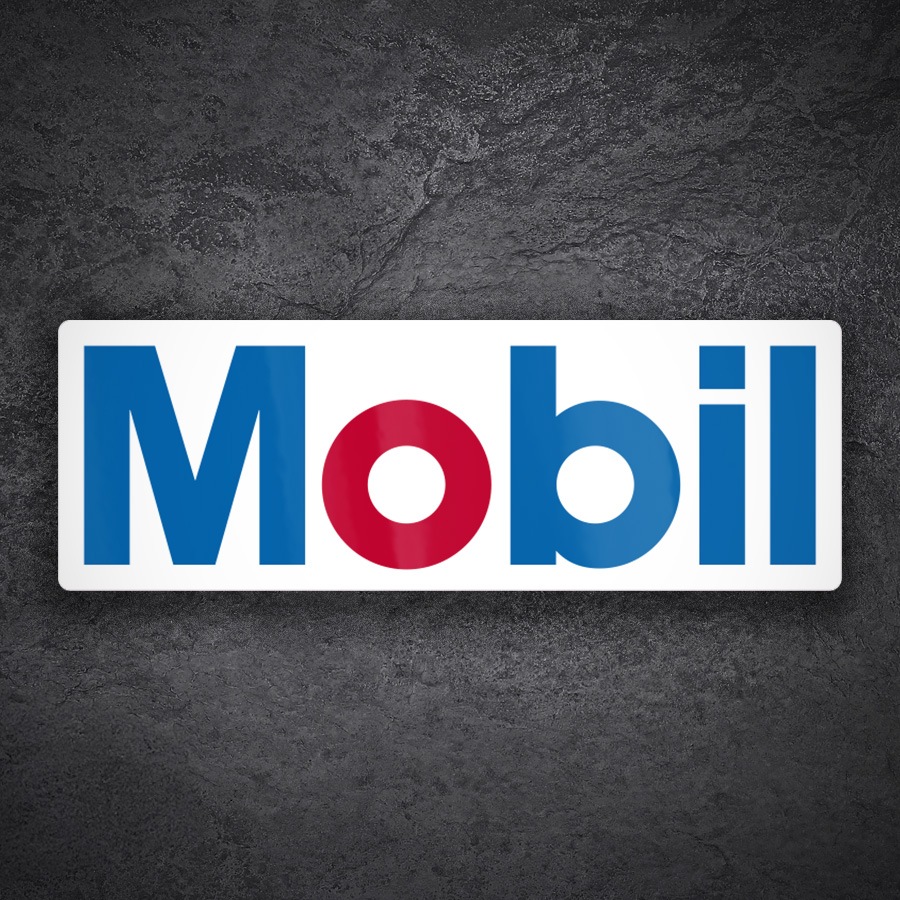 Car & Motorbike Stickers: Mobil Motor Oil Emblem