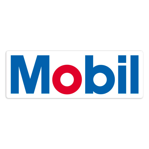 Car & Motorbike Stickers: Mobil Motor Oil Emblem