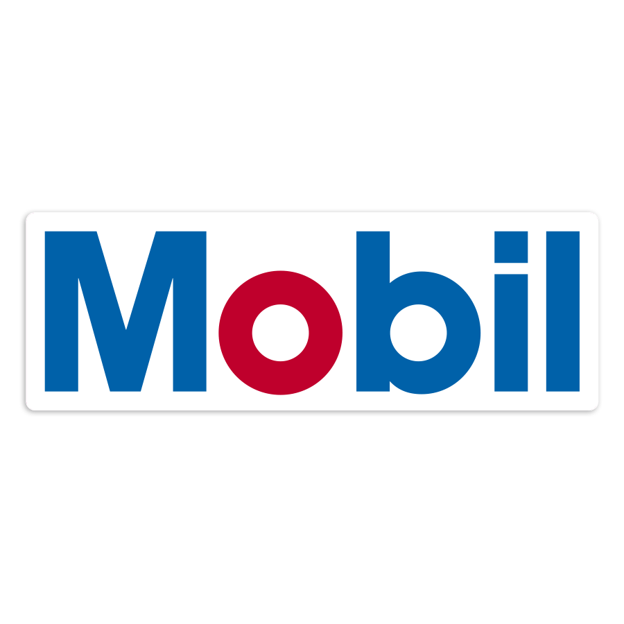 Car & Motorbike Stickers: Mobil Motor Oil Emblem