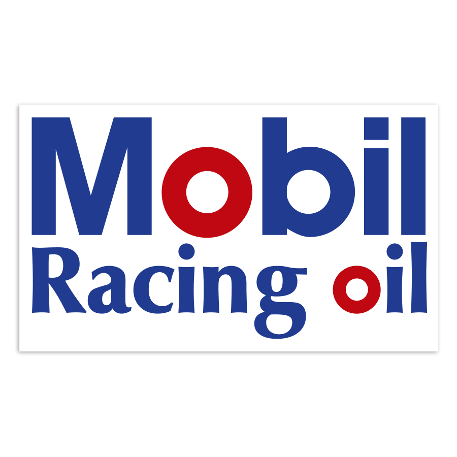 Car & Motorbike Stickers: Mobil Racing Oil Logo