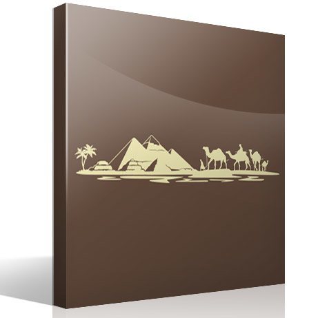 Wall Stickers: Pyramids in the desert