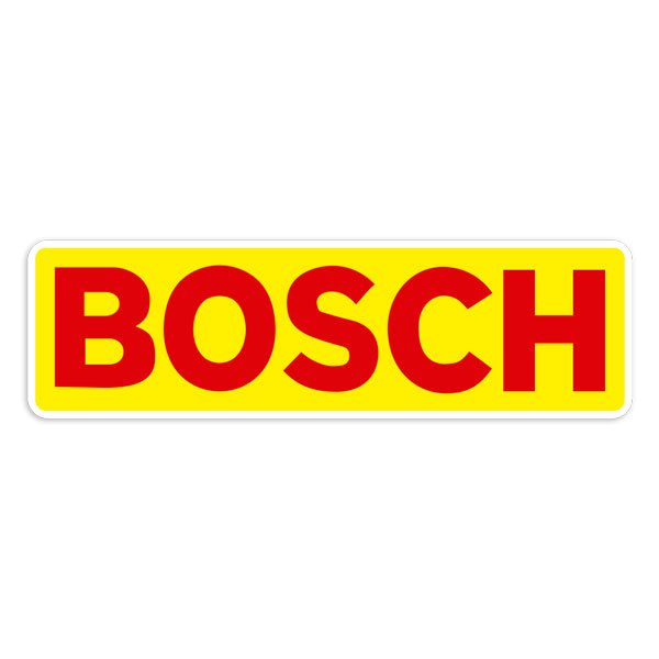 Car & Motorbike Stickers: Classic Bosch Logo