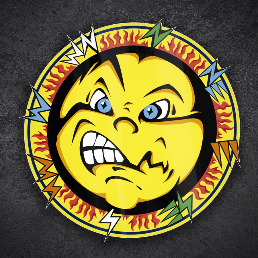 Car & Motorbike Stickers: Valentino Rossi Sun