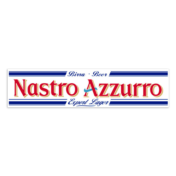 Car & Motorbike Stickers: Nastro Azzurro Logo