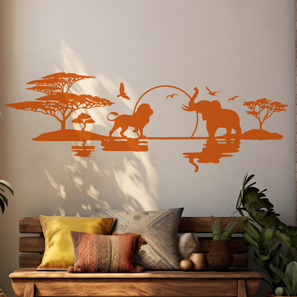 Wall Stickers: Savannah skyline