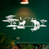 Wall Stickers: Savannah skyline 16