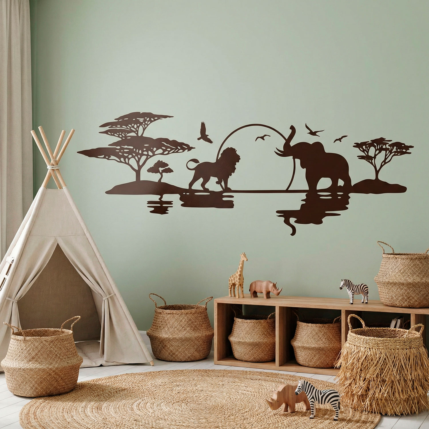 Wall Stickers: Savannah skyline