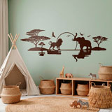 Wall Stickers: Savannah skyline 18