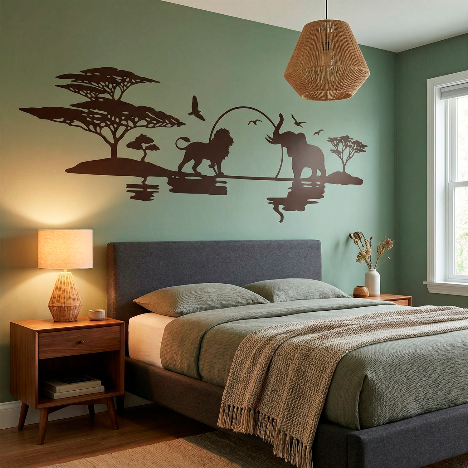 Wall Stickers: Savannah skyline