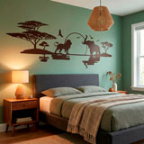 Wall Stickers: Savannah skyline 23