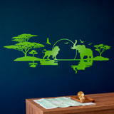 Wall Stickers: Savannah skyline 25