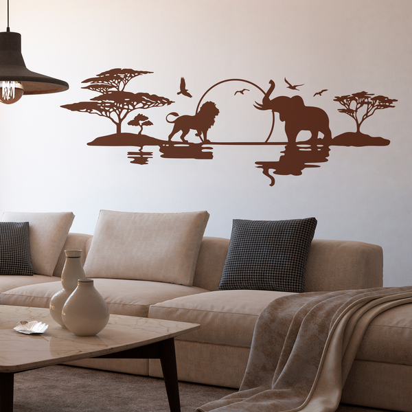 Wall Stickers: Savannah skyline