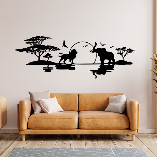 Wall Stickers: Savannah skyline