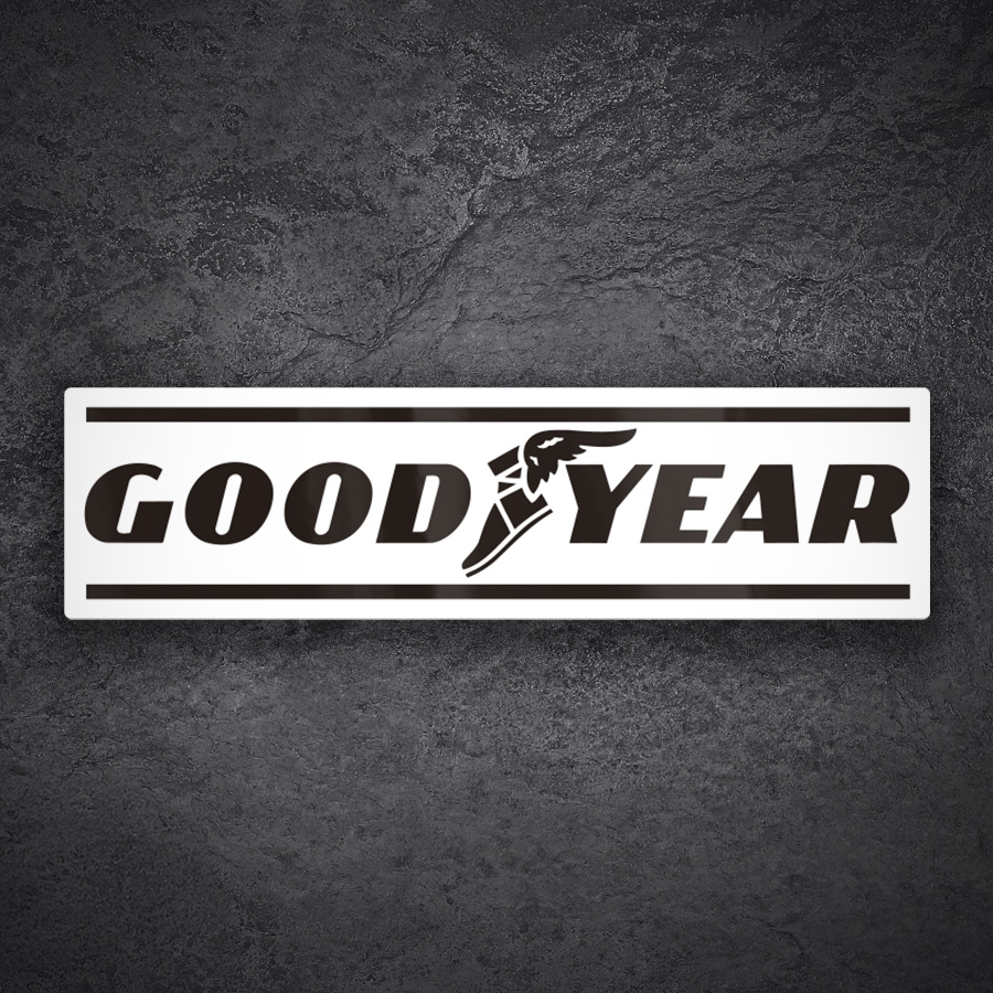 Car & Motorbike Stickers: Goodyear Logo