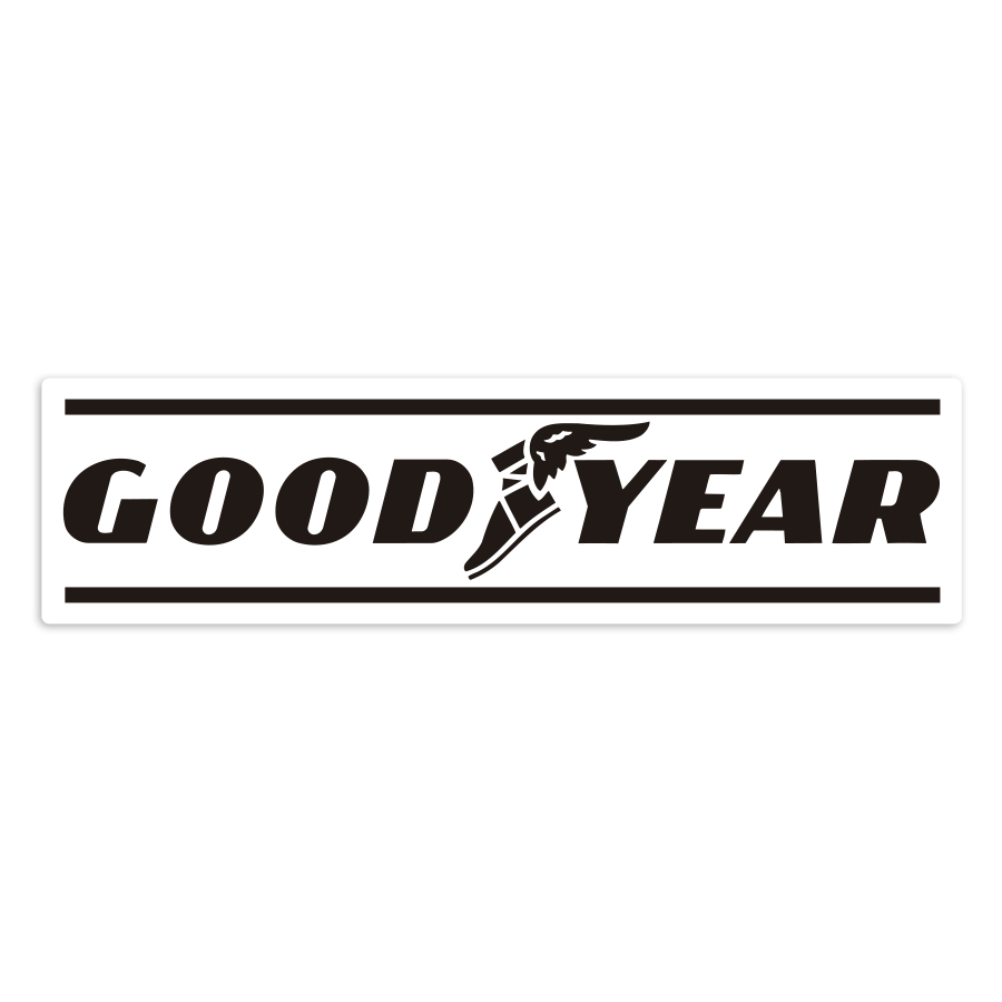 Car & Motorbike Stickers: Goodyear Logo
