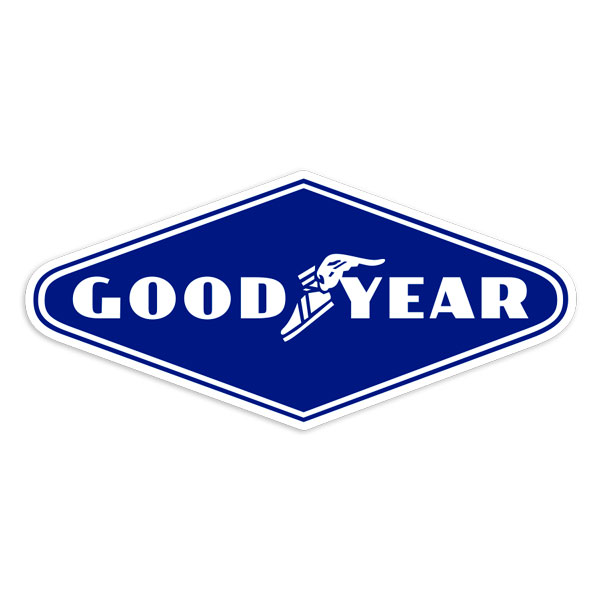 Car & Motorbike Stickers: Blue Diamond Goodyear