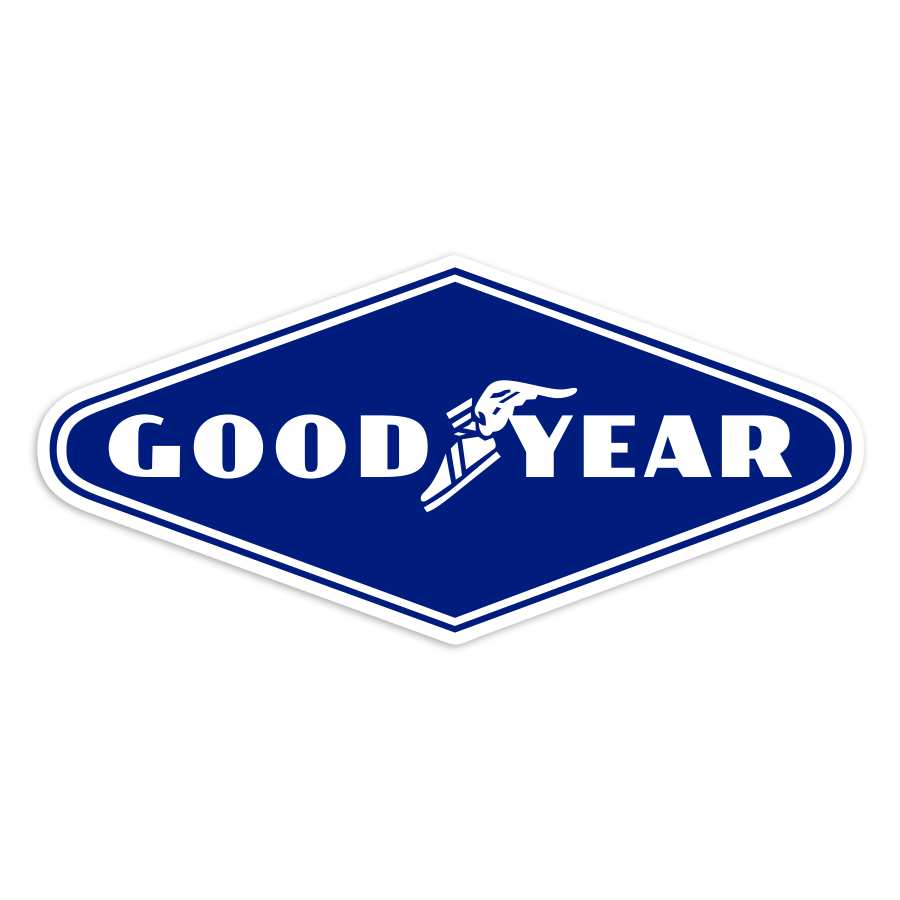 Car & Motorbike Stickers: Blue Diamond Goodyear