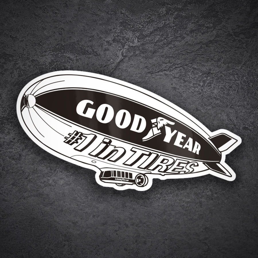 Car & Motorbike Stickers: Goodyear Blimp