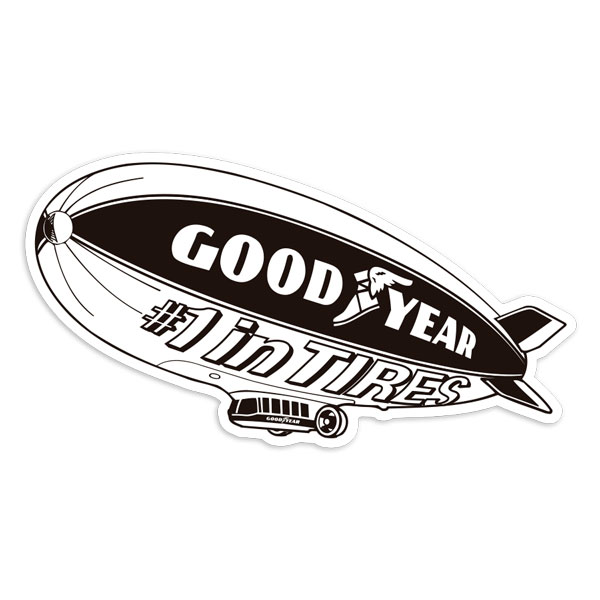 Car & Motorbike Stickers: Goodyear Blimp