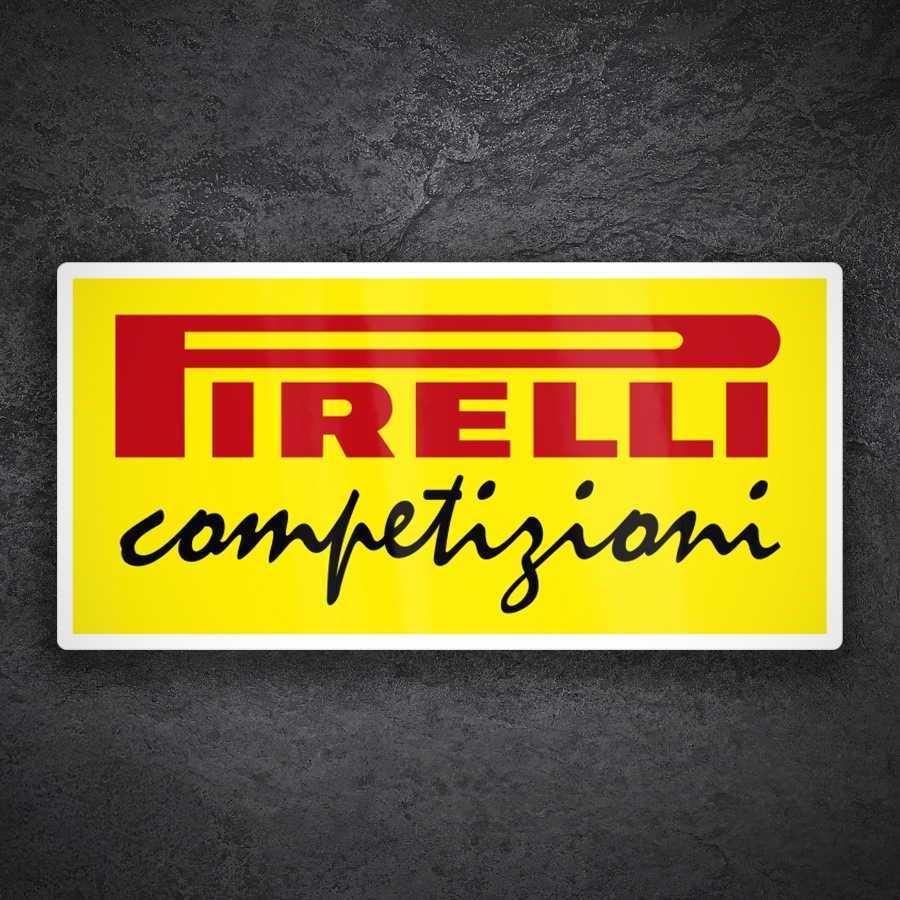 Car & Motorbike Stickers: Pirelli Competizioni Logo
