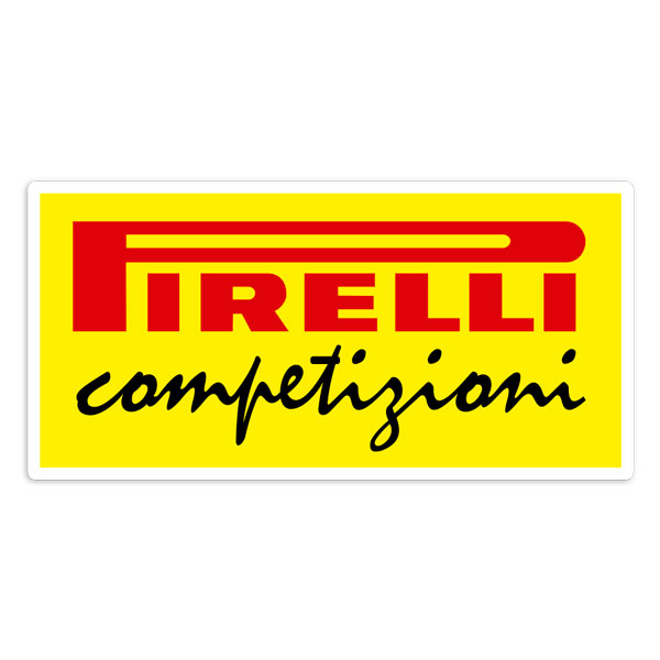 Car & Motorbike Stickers: Pirelli Competizioni Logo