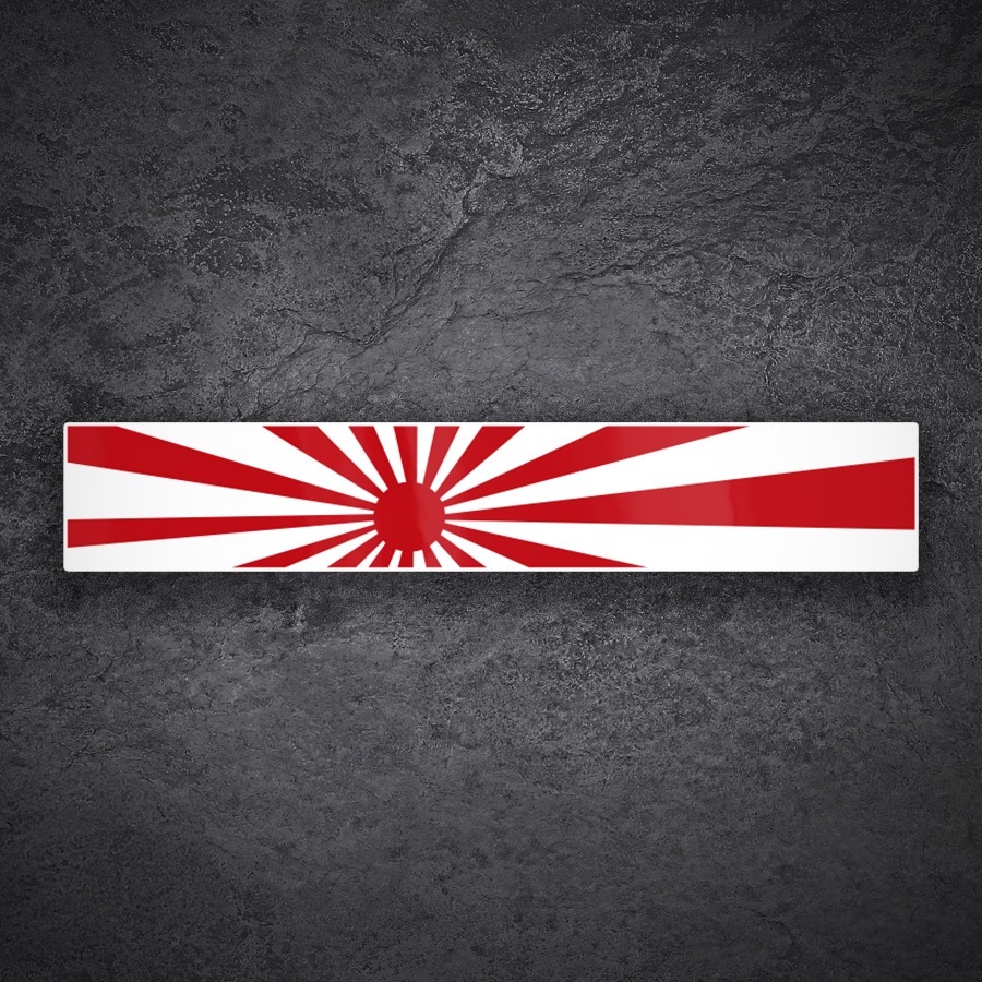 Car & Motorbike Stickers: Rising Sun Flag