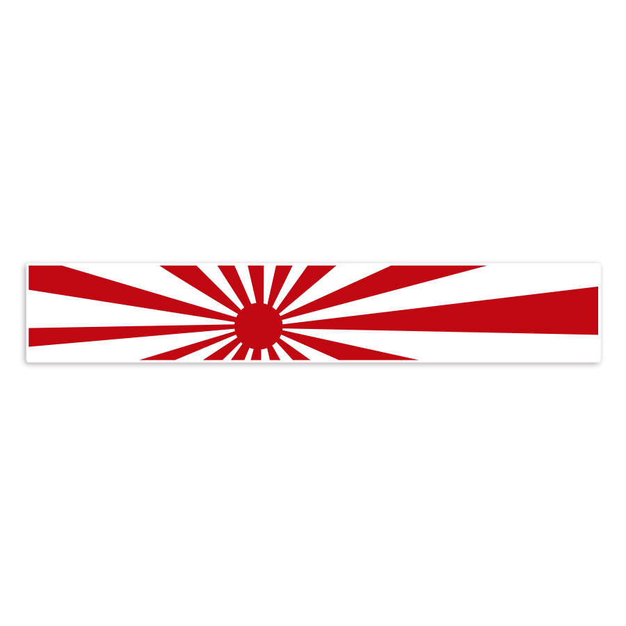 Car & Motorbike Stickers: Rising Sun Flag