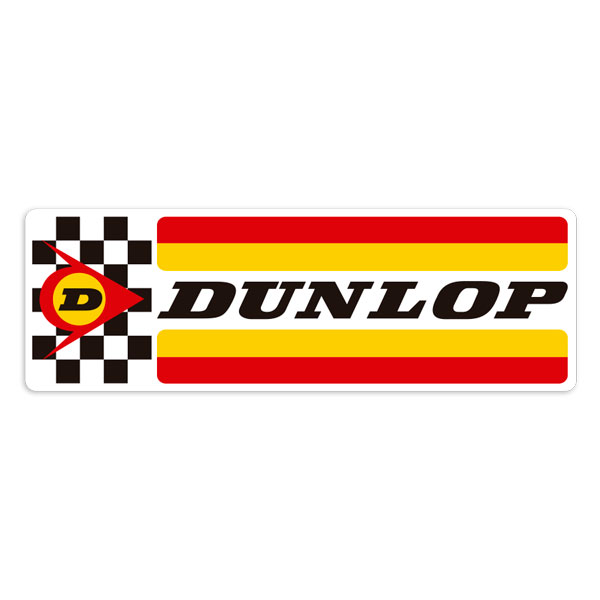 Car & Motorbike Stickers: Classic Dunlop Logo