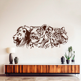 Wall Stickers: Lion, tiger and leopard 2