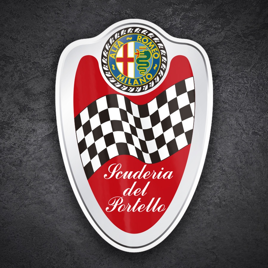 Car & Motorbike Stickers: Alfa Romeo Scuderia del Portello Classic