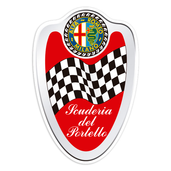 Car & Motorbike Stickers: Alfa Romeo Scuderia del Portello Classic