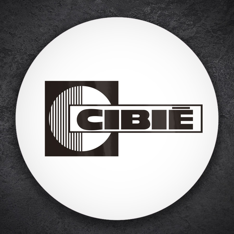 Car & Motorbike Stickers: Cibi&eacute; Motorsport with Retro Logo