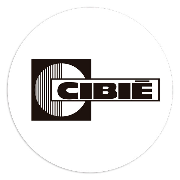 Car & Motorbike Stickers: Cibi&eacute; Motorsport with Retro Logo