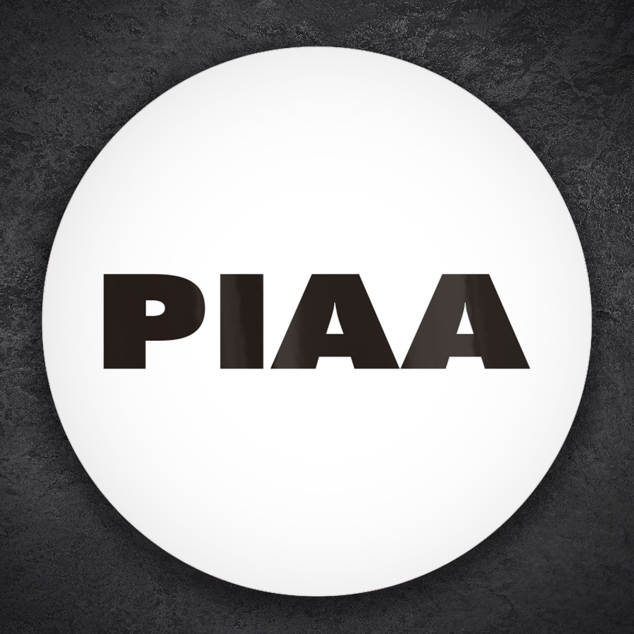 Car & Motorbike Stickers: PIAA in Bold Uppercase Letters