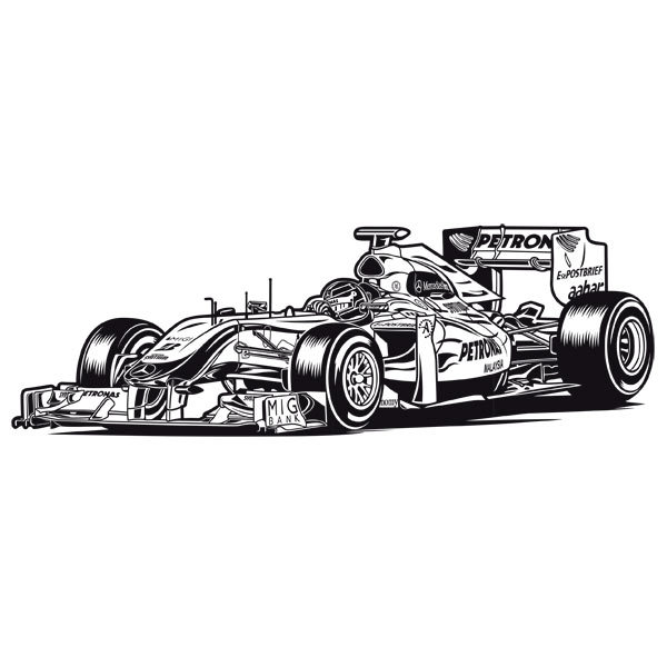 Wall Stickers: Formula 1 car