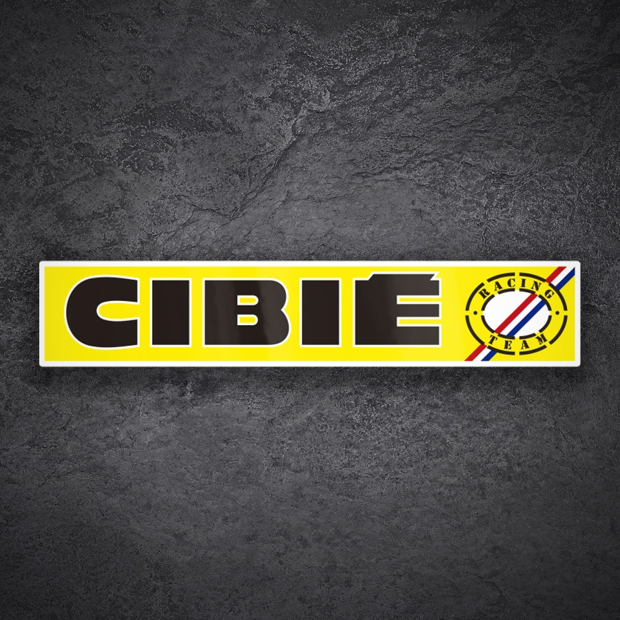 Car & Motorbike Stickers: Cibi&eacute; Racing Team Logo