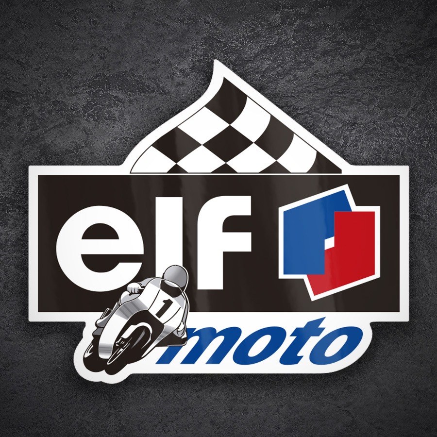 Car & Motorbike Stickers: Elf Moto Racing