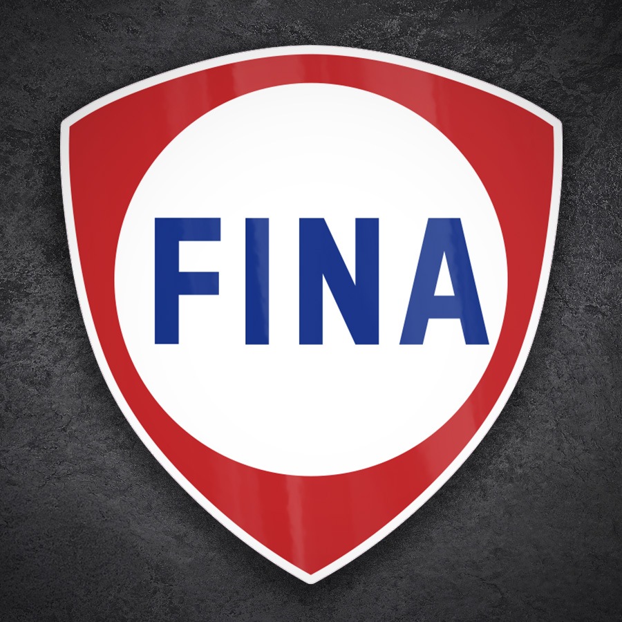 Car & Motorbike Stickers: Classic FINA Shield