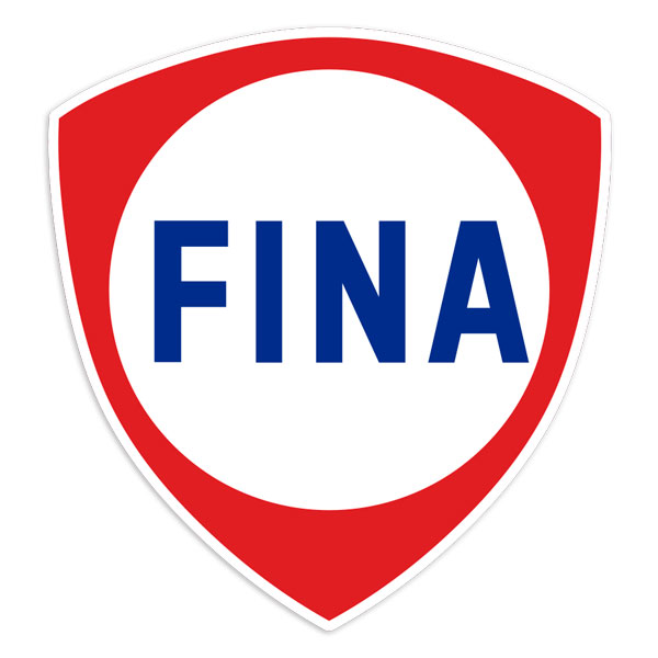 Car & Motorbike Stickers: Classic FINA Shield