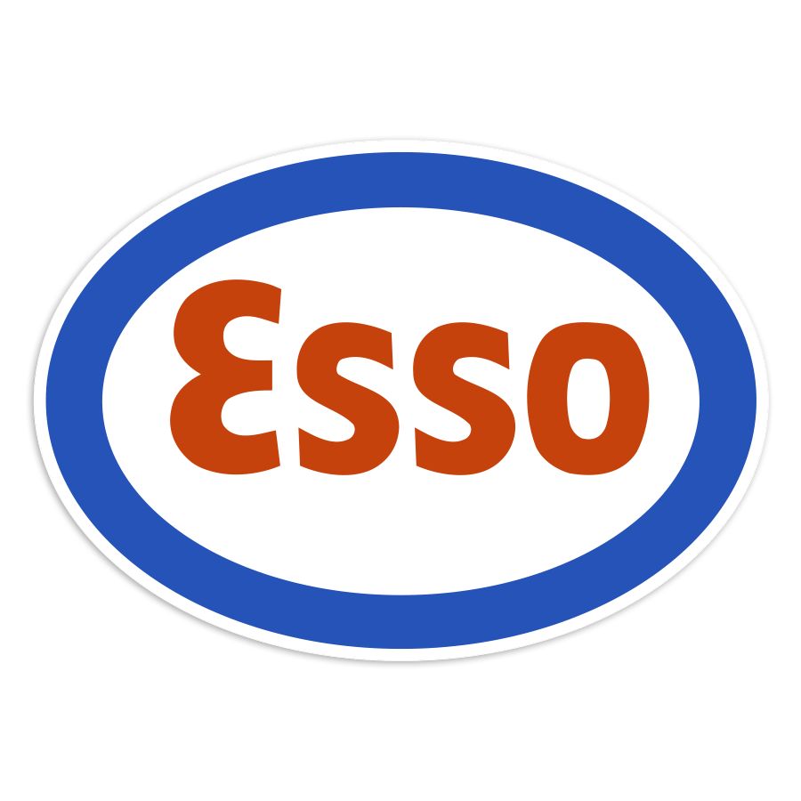 Car & Motorbike Stickers: Classic Esso