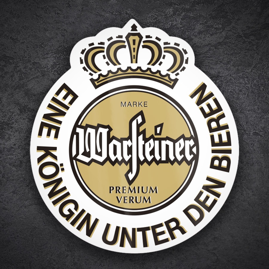 Car & Motorbike Stickers: Warsteiner Premium Verum