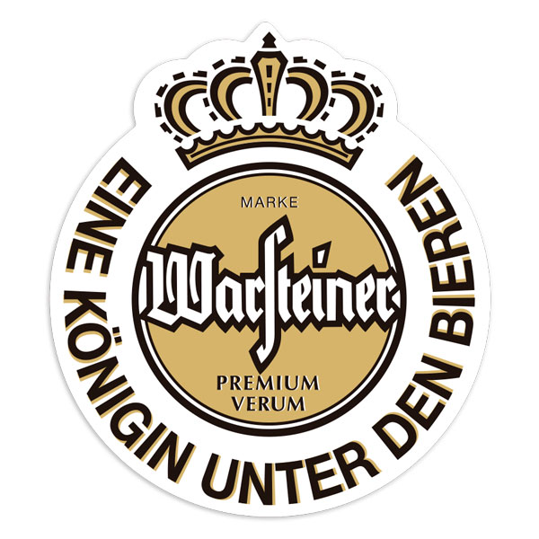 Car & Motorbike Stickers: Warsteiner Premium Verum