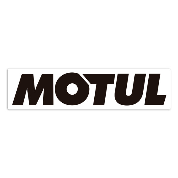 Car & Motorbike Stickers: Horizontal Motul Logo Black Letters