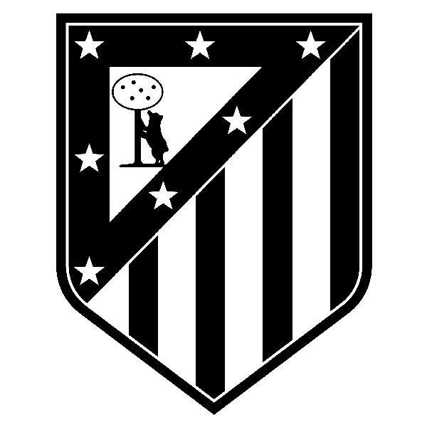 Wall Sticker Atletico De Madrid Shield Muraldecal Com