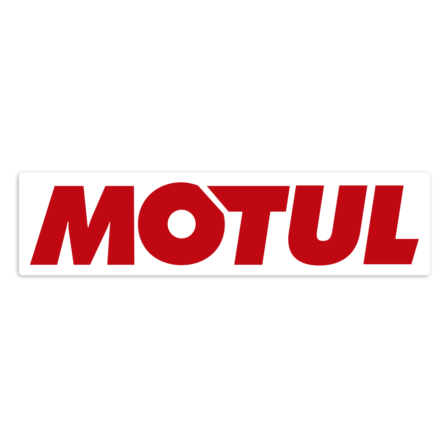 Car & Motorbike Stickers: Horizontal Motul Logo Red Letters