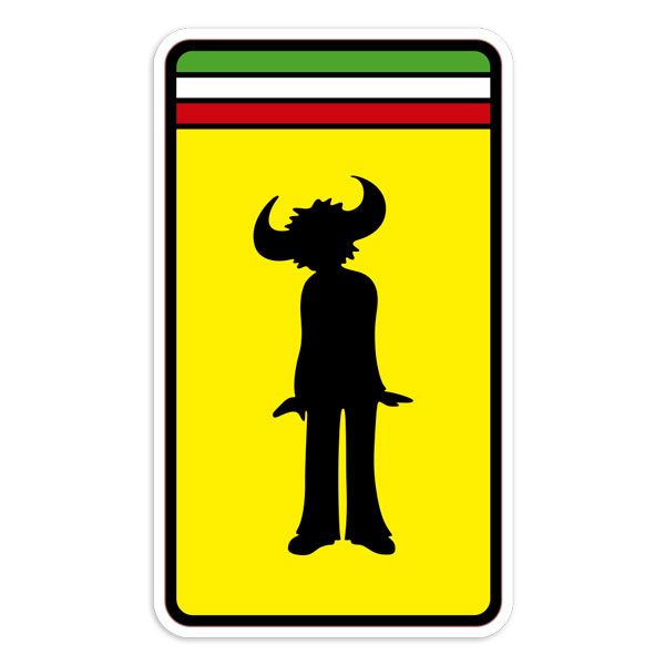 Car & Motorbike Stickers: Jamiroquai Buffalo Man Silhouette Emblem
